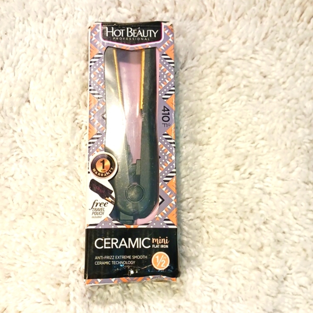 Hot Beauty Professional 1/2" Mini Flat Iron